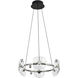 Ziva Celestia 24 inch 4.00 watt Chrome Chandelier Ceiling Light