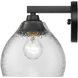 Ariella 1 Light 7.38 inch Matte Black Wall Sconce Wall Light