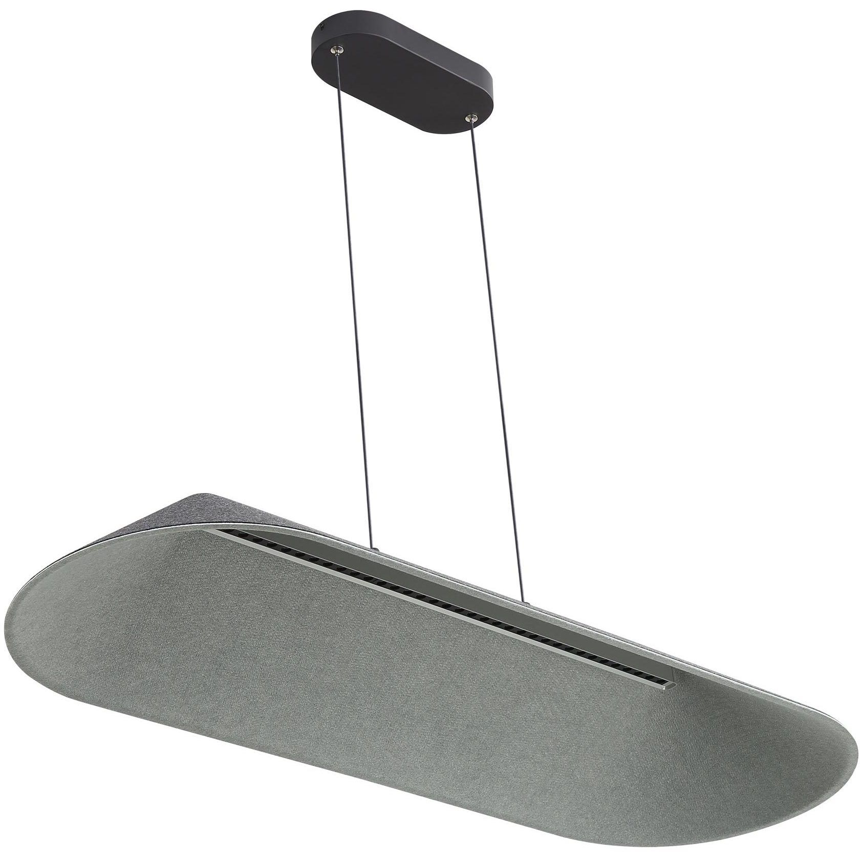 Faroe Island Light Ceiling Light in Flecked Black/Grey
