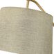 Ryleigh Articulating Wall Sconce Wall Light in Brushed Champagne Bronze, Natural Sisal
