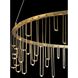 Lucerna LED 25.63 inch Stainless Steel Gold Chandelier Ceiling Light