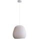 Tela LED 17.75 inch Sand Yellow Pendant Ceiling Light