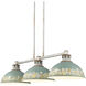 Kinsley Island Light Ceiling Light in Antique Teal