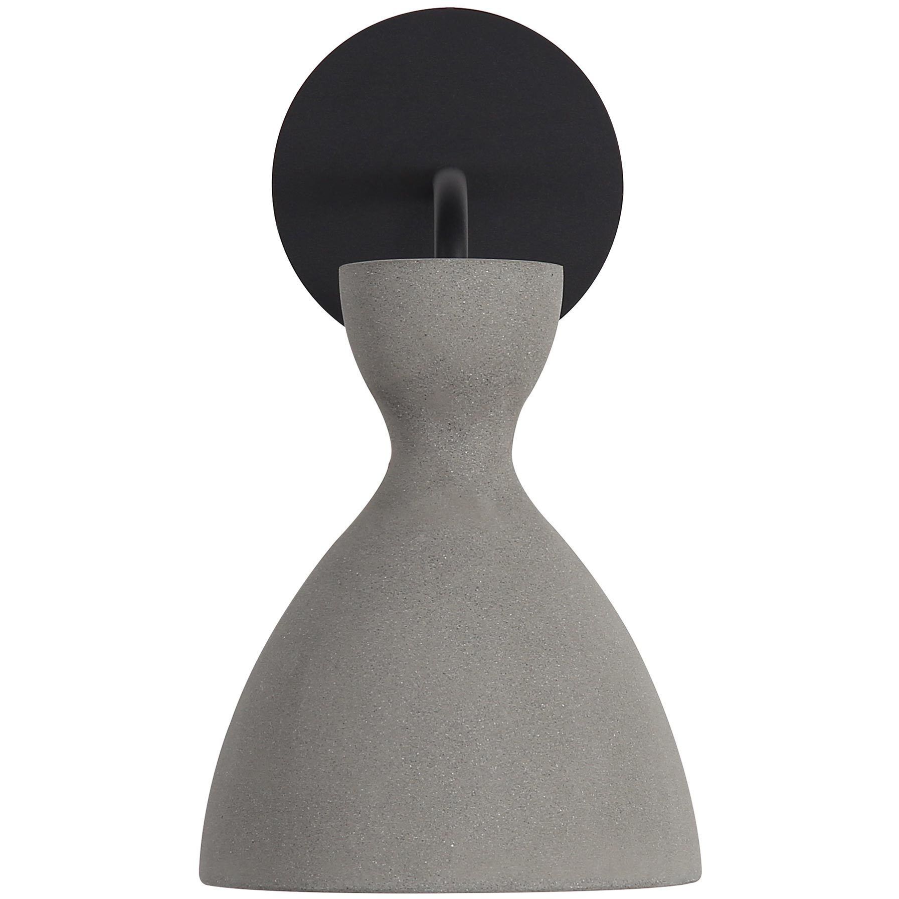 Aethera LED 8.63 inch Grey Cement Outdoor Wall