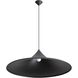 Vistara 1 Light 35.38 inch Sand Black Pendant Ceiling Light