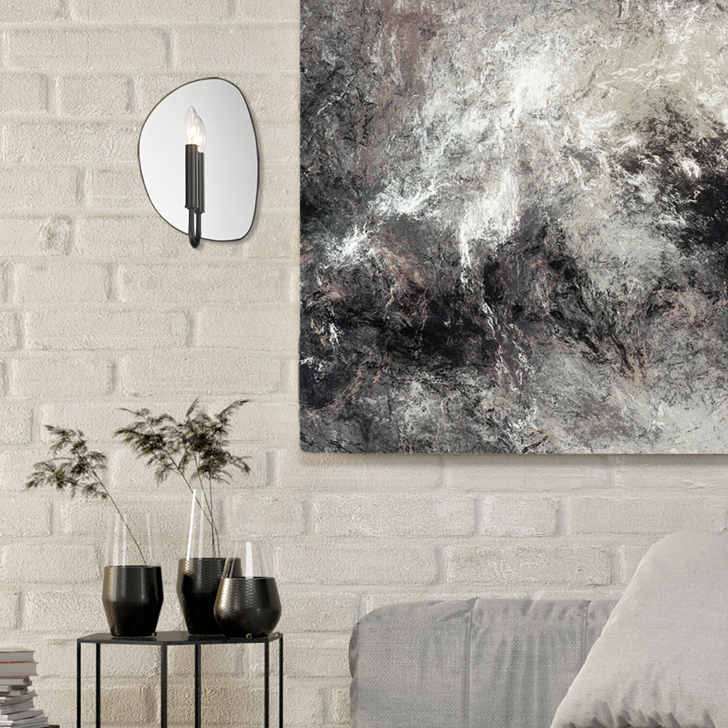 Tessa 1 Light 8.5 inch Matte Black Wall Sconce Wall Light