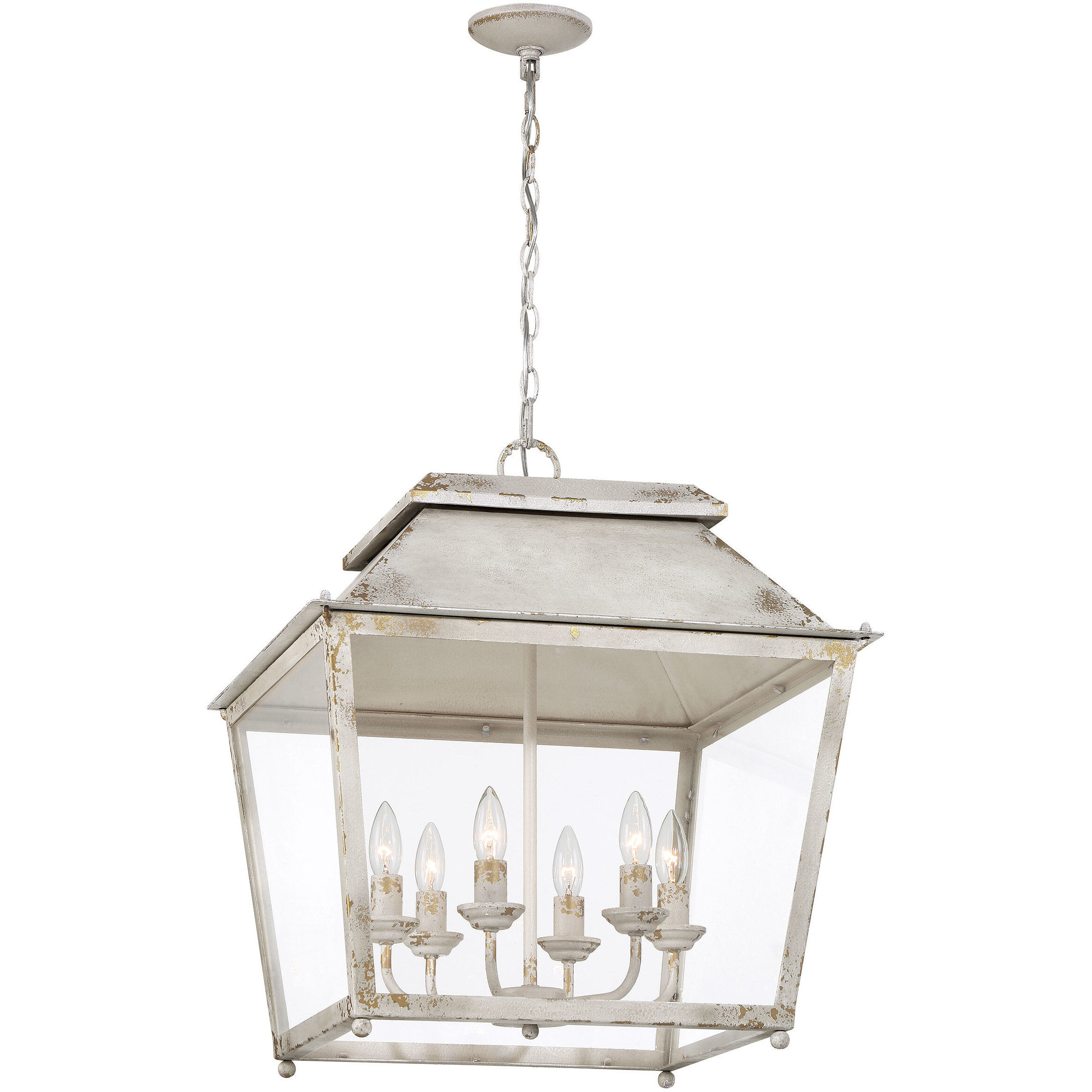 Abingdon Pendant Ceiling Light in Antique Ivory