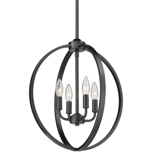 Colson 4 Light 16.38 inch Matte Black Pendant Ceiling Light