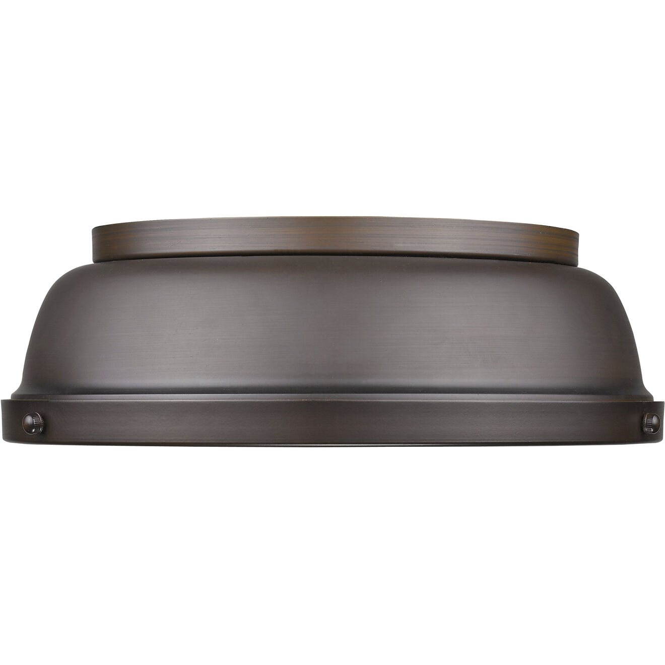 Yep Duncan 2 Light 14 inch Rubbed Bronze Flush Mount Ceiling Light, Damp