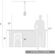 Winslett 1 Light 4.75 inch Matte Black Pendant Ceiling Light, Damp