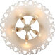 Eloise 5 Light 21 inch Antique Ivory Pendant Ceiling Light