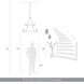 Aenon 12 Light 32 inch Matte Black Chandelier Ceiling Light