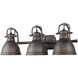 Yep Duncan Vanity Wall Light in Rubbed Bronze