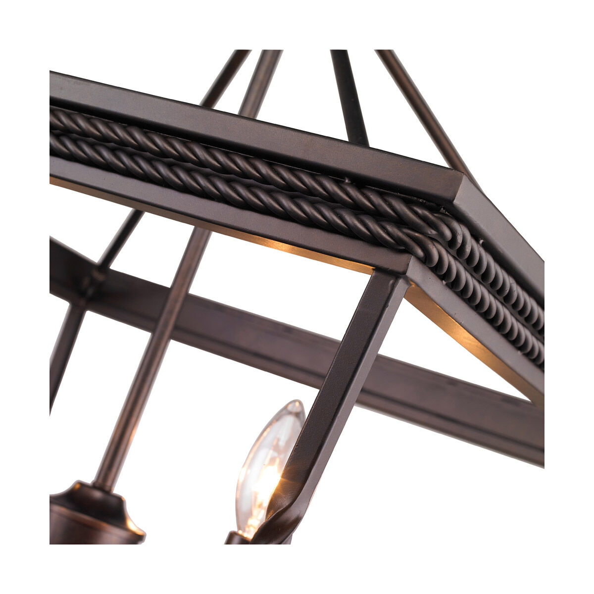 Davenport 5 Light 24 inch Etruscan Bronze Chandelier Ceiling Light