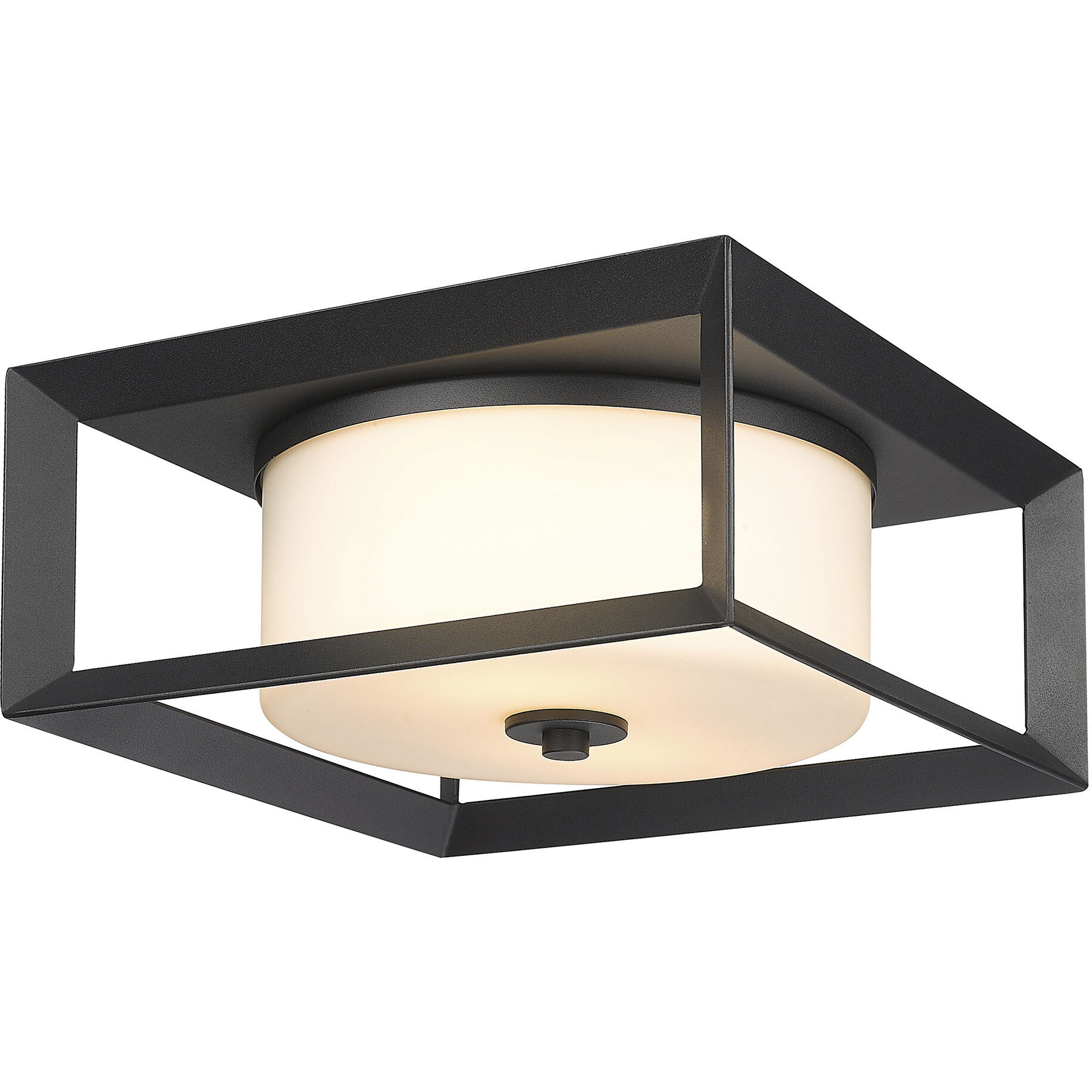Smyth 2 Light 5.88 inch Natural White Outdoor Ceiling in Seeded Glass