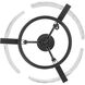 Aenon 3 Light 16.5 inch Matte Black Chandelier Ceiling Light