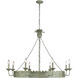 Finley 8 Light 42 inch Vintage Sage Chandelier Ceiling Light