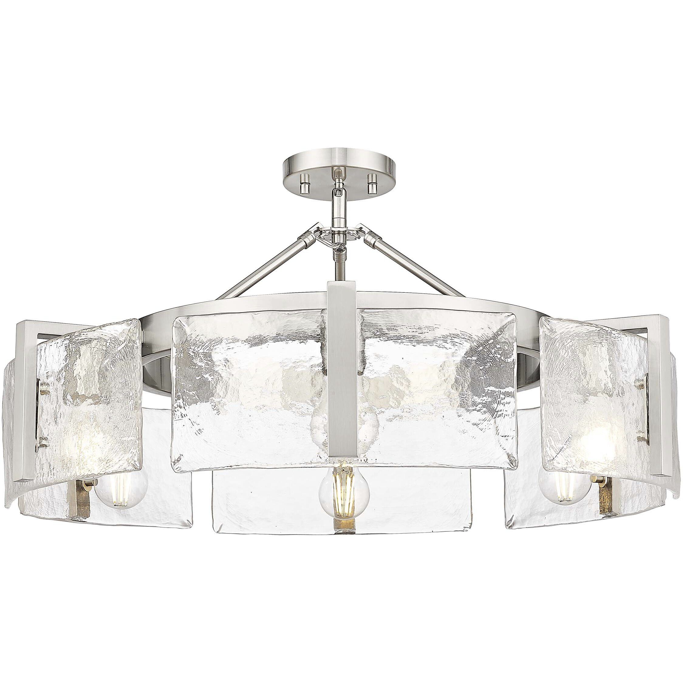 Aenon 6 Light 27.75 inch Semi-Flush Mount