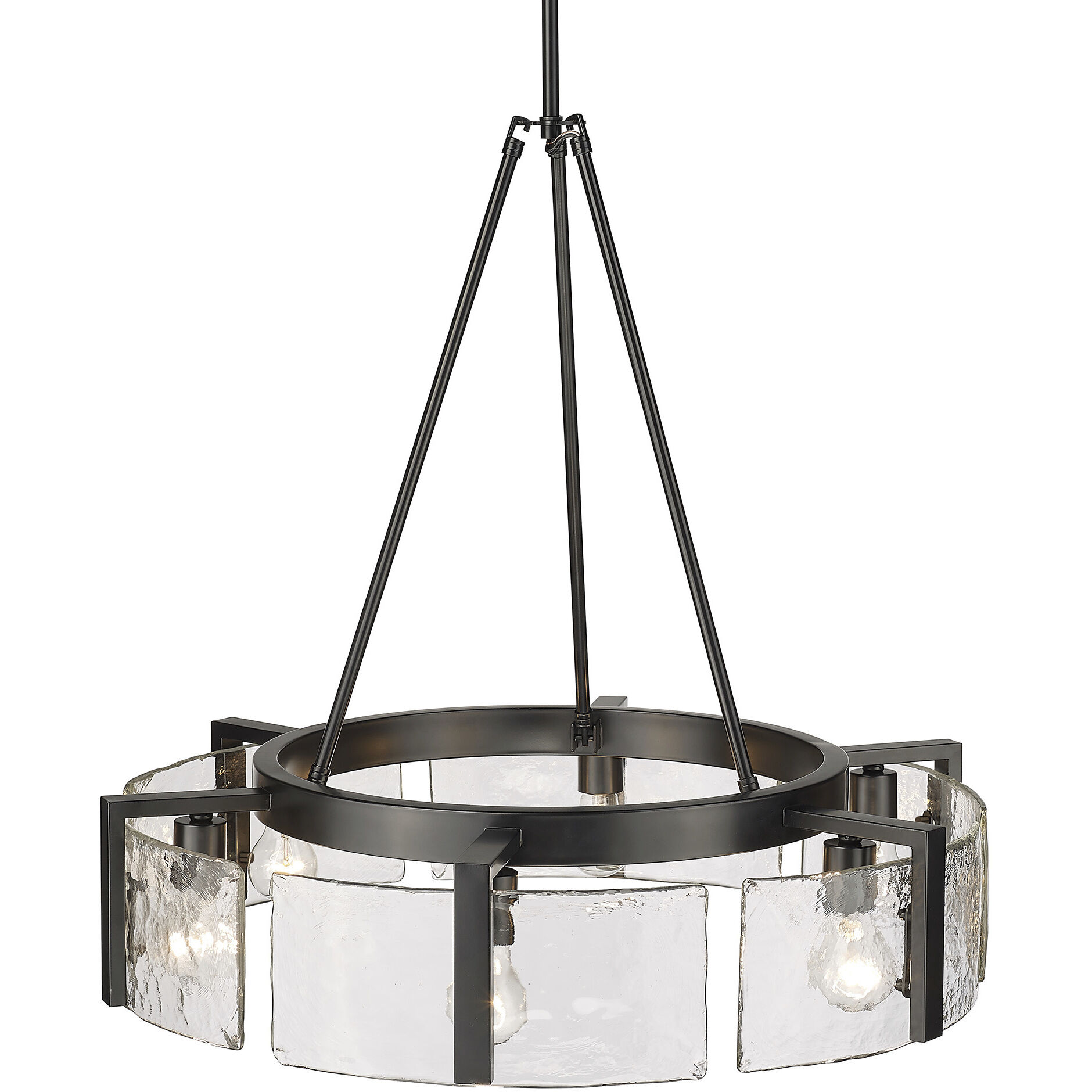 Aenon 27.75 inch 60.00 watt Matte Black Chandelier Ceiling Light