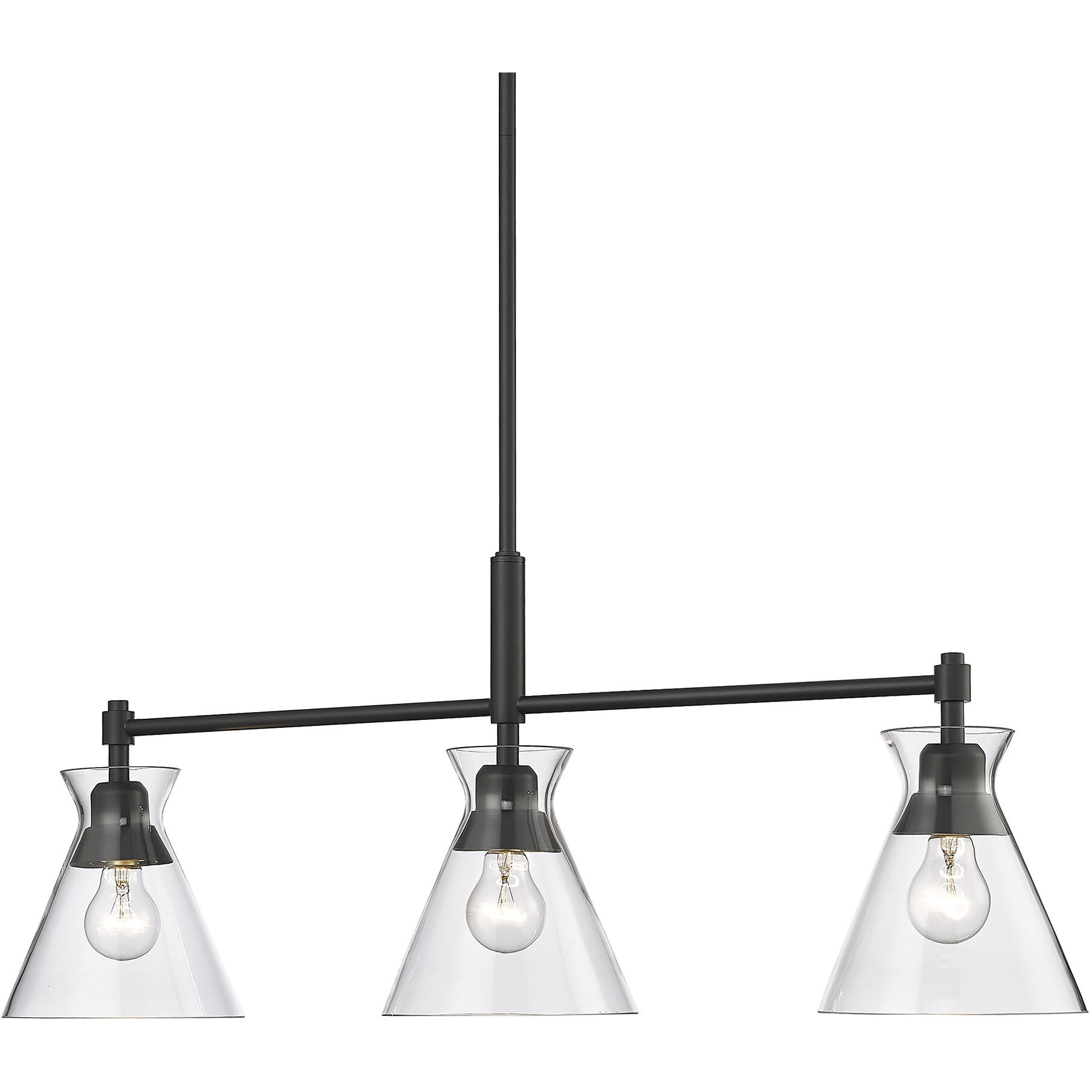 Malta Island Light Ceiling Light in Matte Black