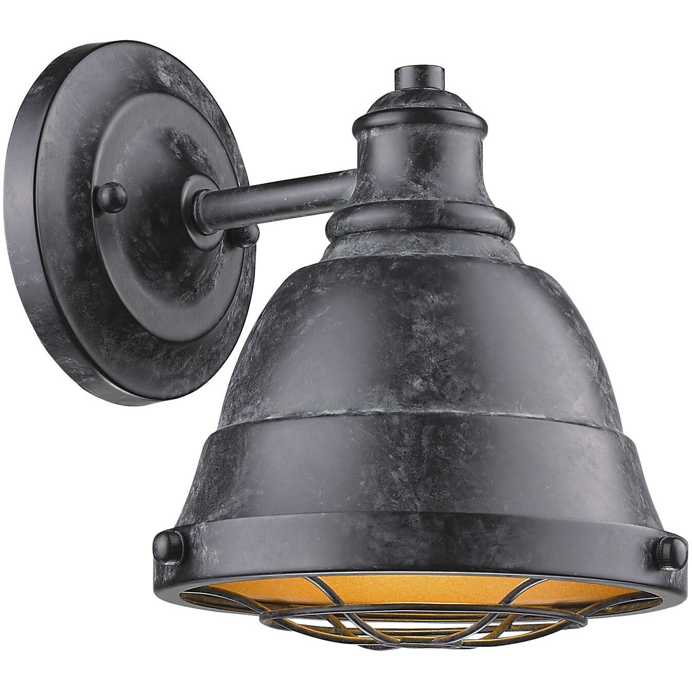 Bartlett Vanity Wall Light in Black Patina