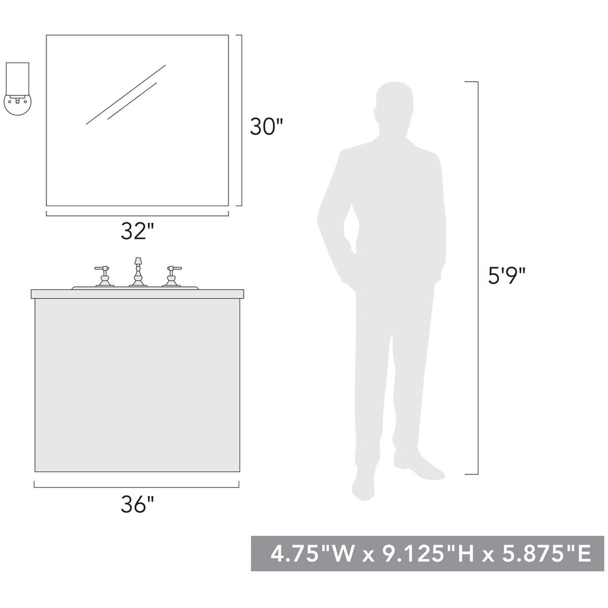 Manhattan Vanity Wall Light