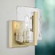 Aenon 1 Light 6.88 inch Brushed Champagne Brass Wall Sconce Wall Light