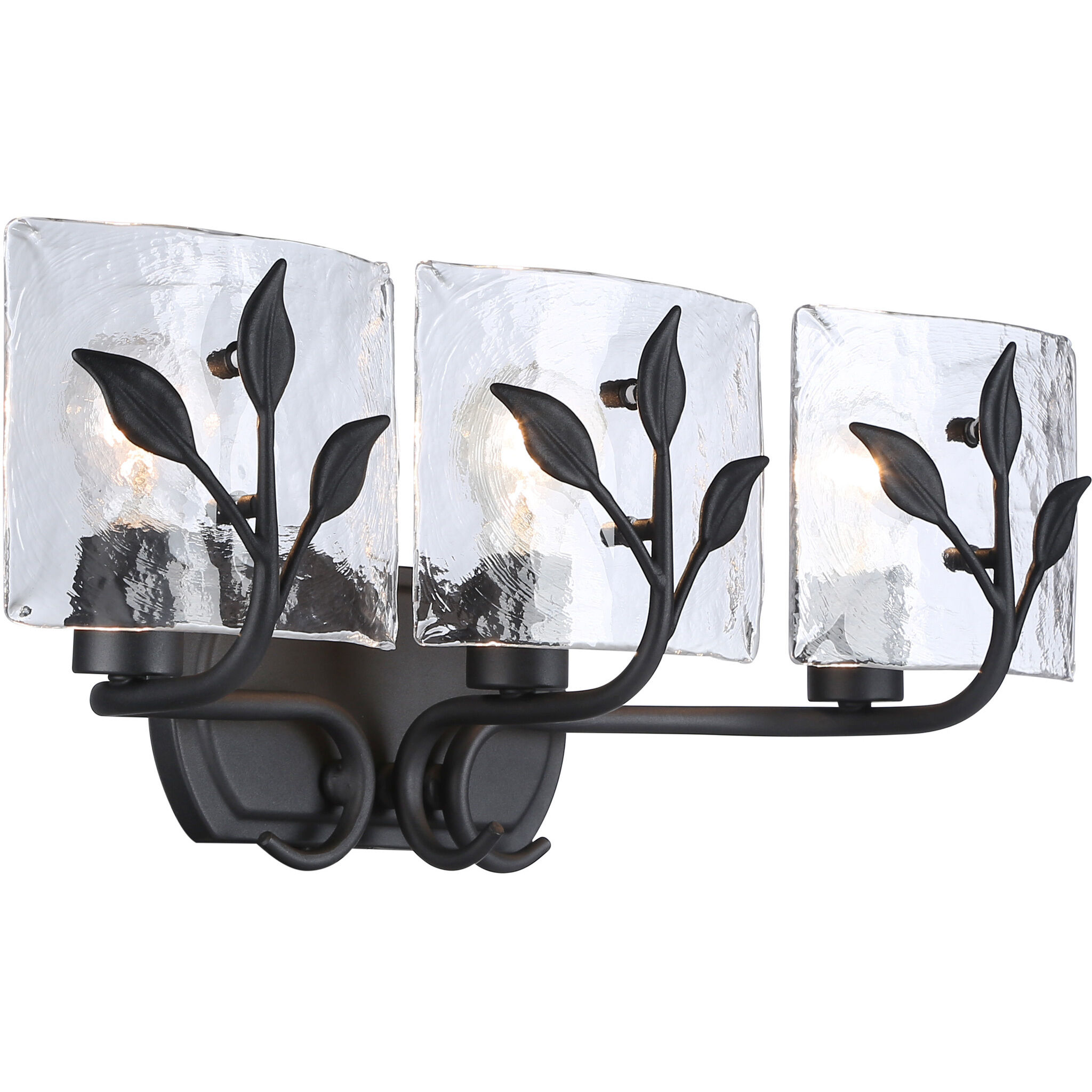 Calla Vanity Wall Light in Natural Black