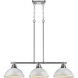 Yep Duncan Island Light Ceiling Light in Chrome, White