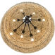 Rue Pendant Ceiling Light in Woven Sweet Grass