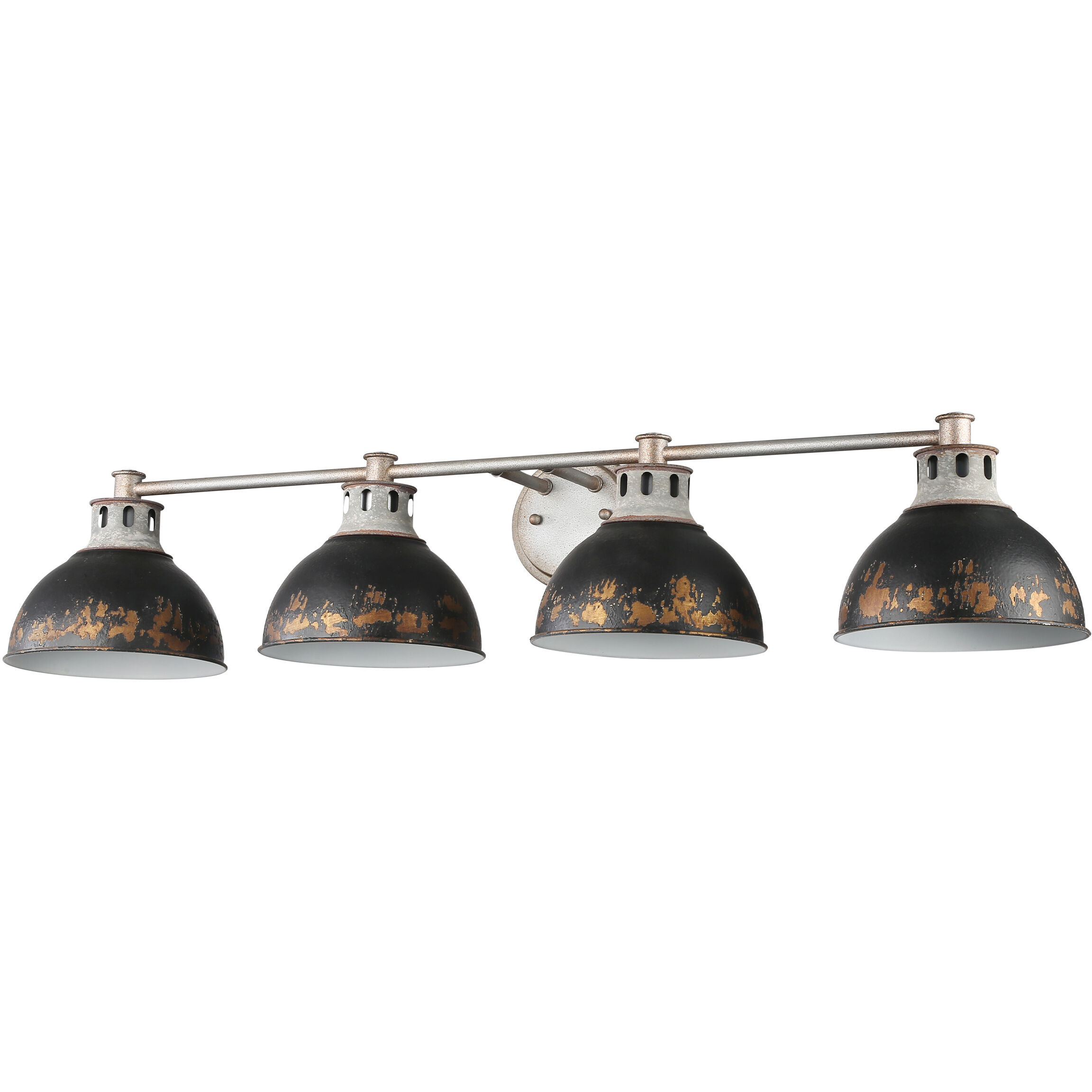 Kinsley Vanity Wall Light in Antique Black Iron
