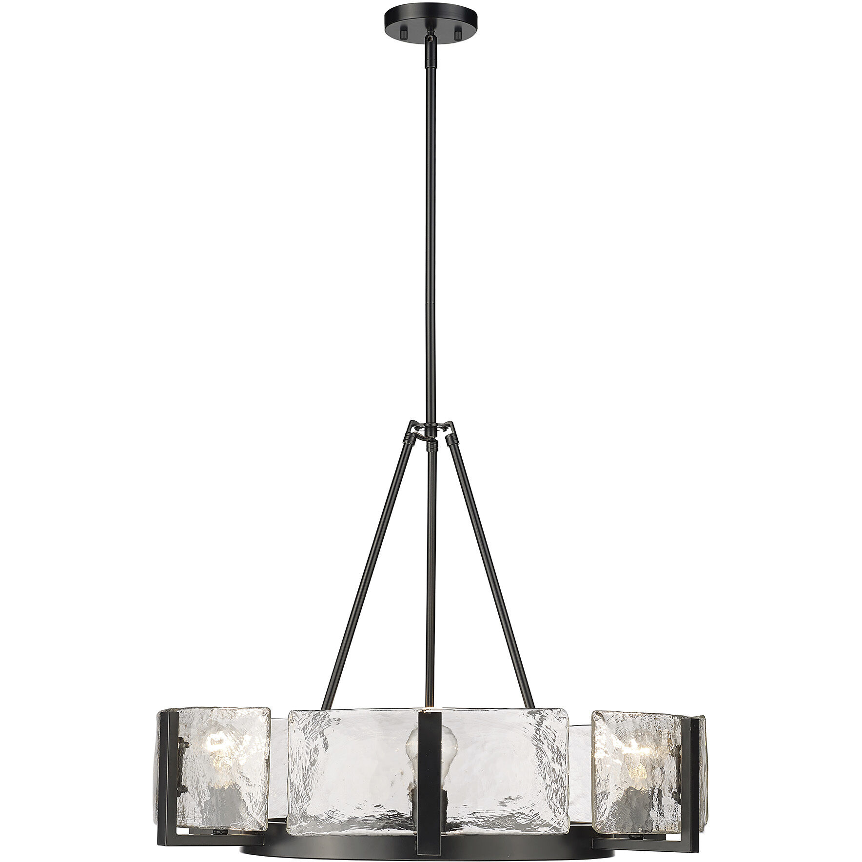 Aenon 27.75 inch 60.00 watt Matte Black Chandelier Ceiling Light