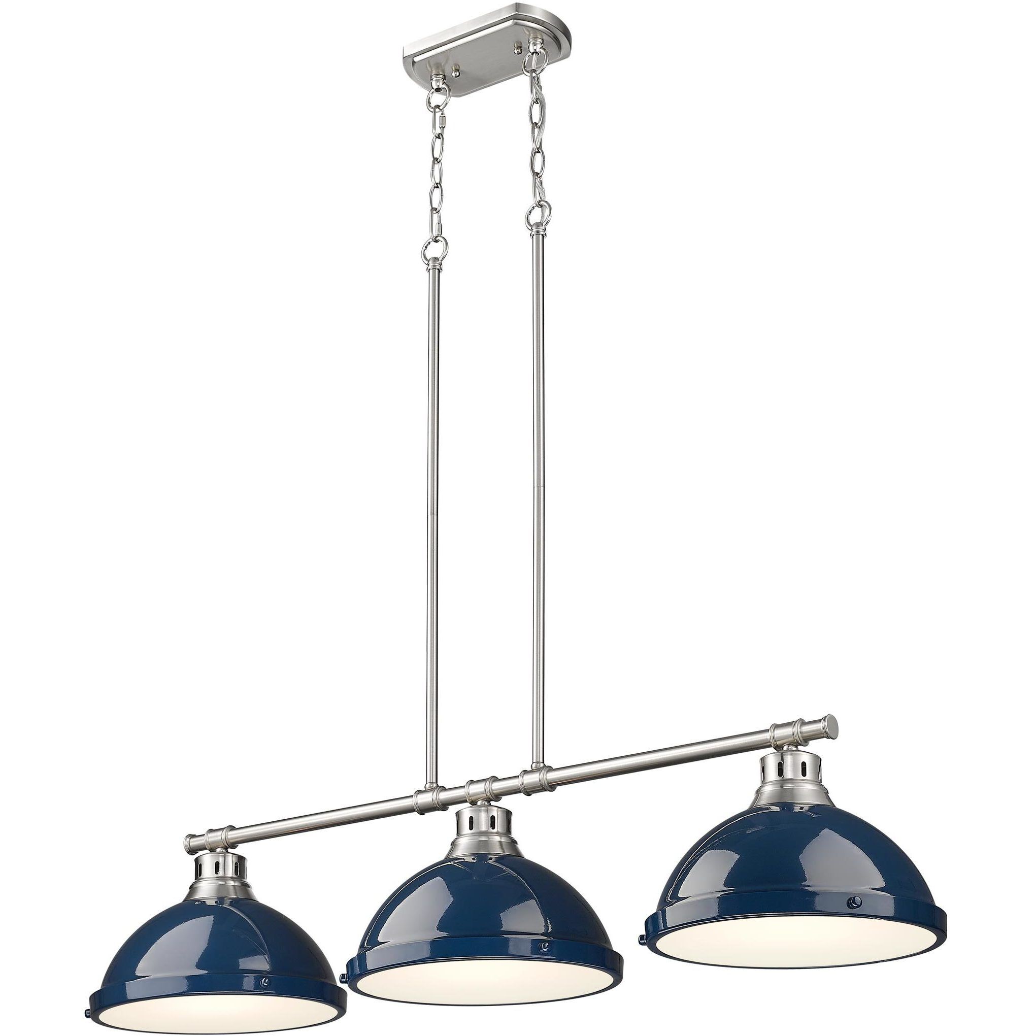 Yep Duncan Island Light Ceiling Light in Pewter, Navy