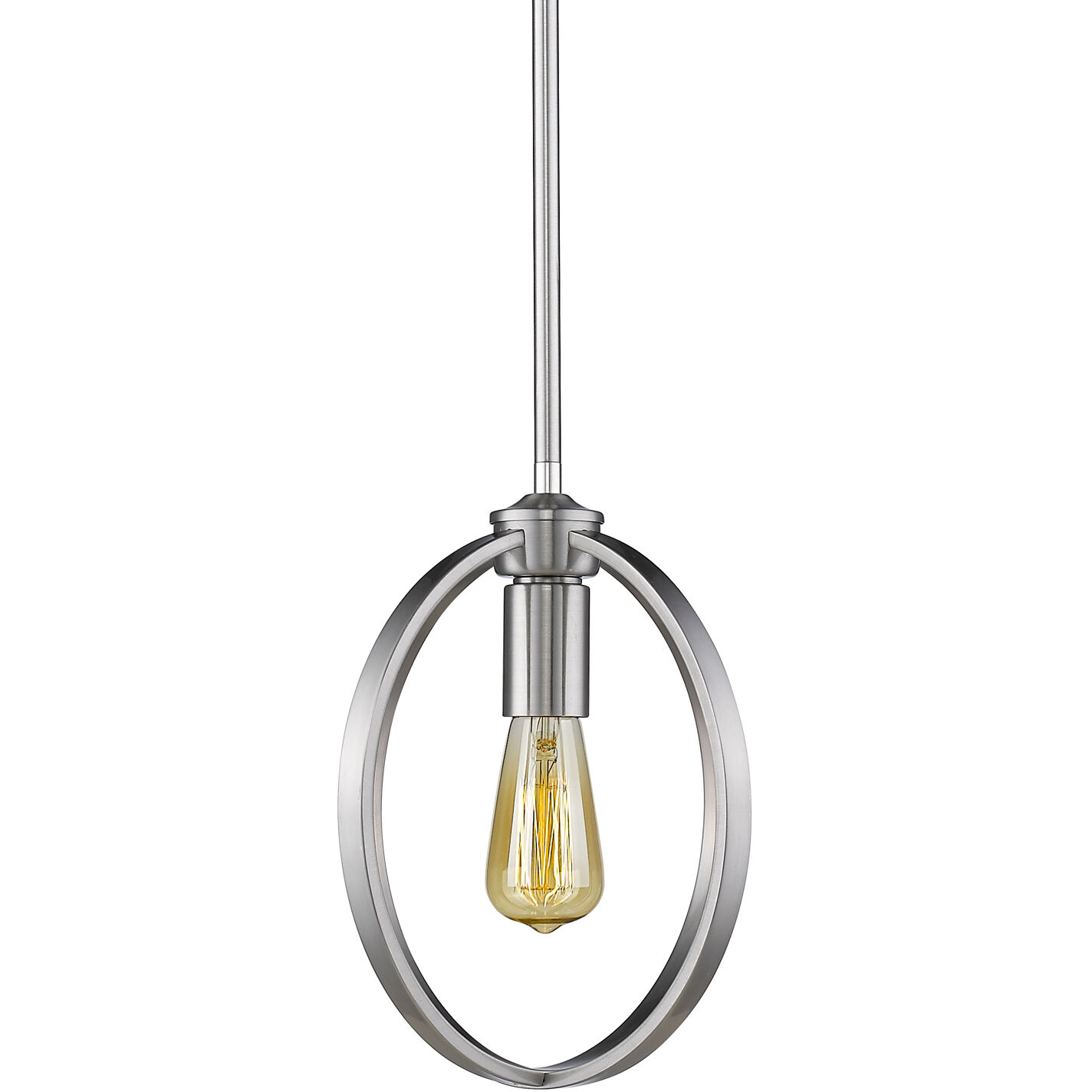 Colson 1 Light 9.88 inch Pewter Pendant Ceiling Light in No Shade