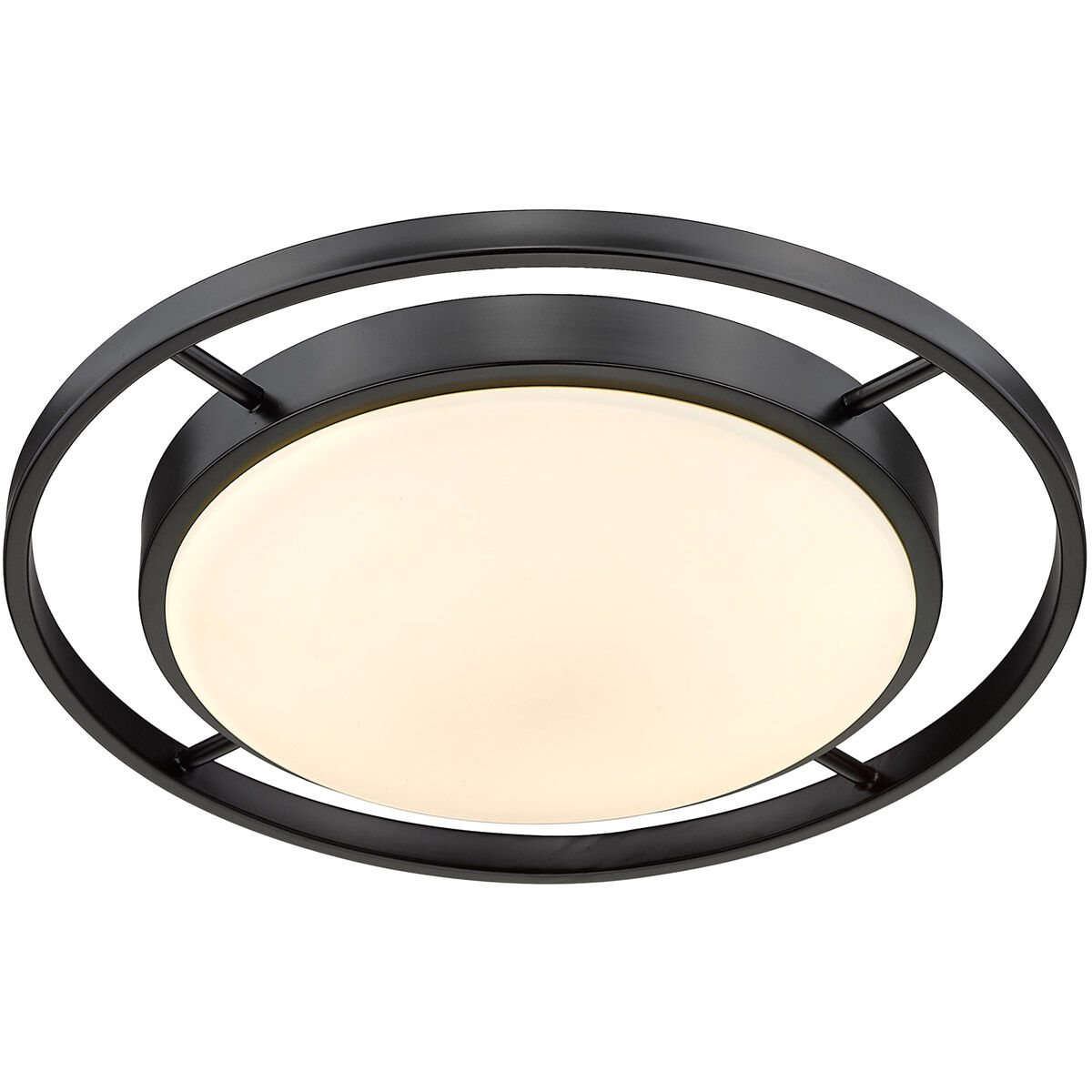 Astra LED 17 inch Matte Black Flush Mount Ceiling Light