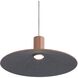 Faroe Pendant Ceiling Light in Coffee/Black