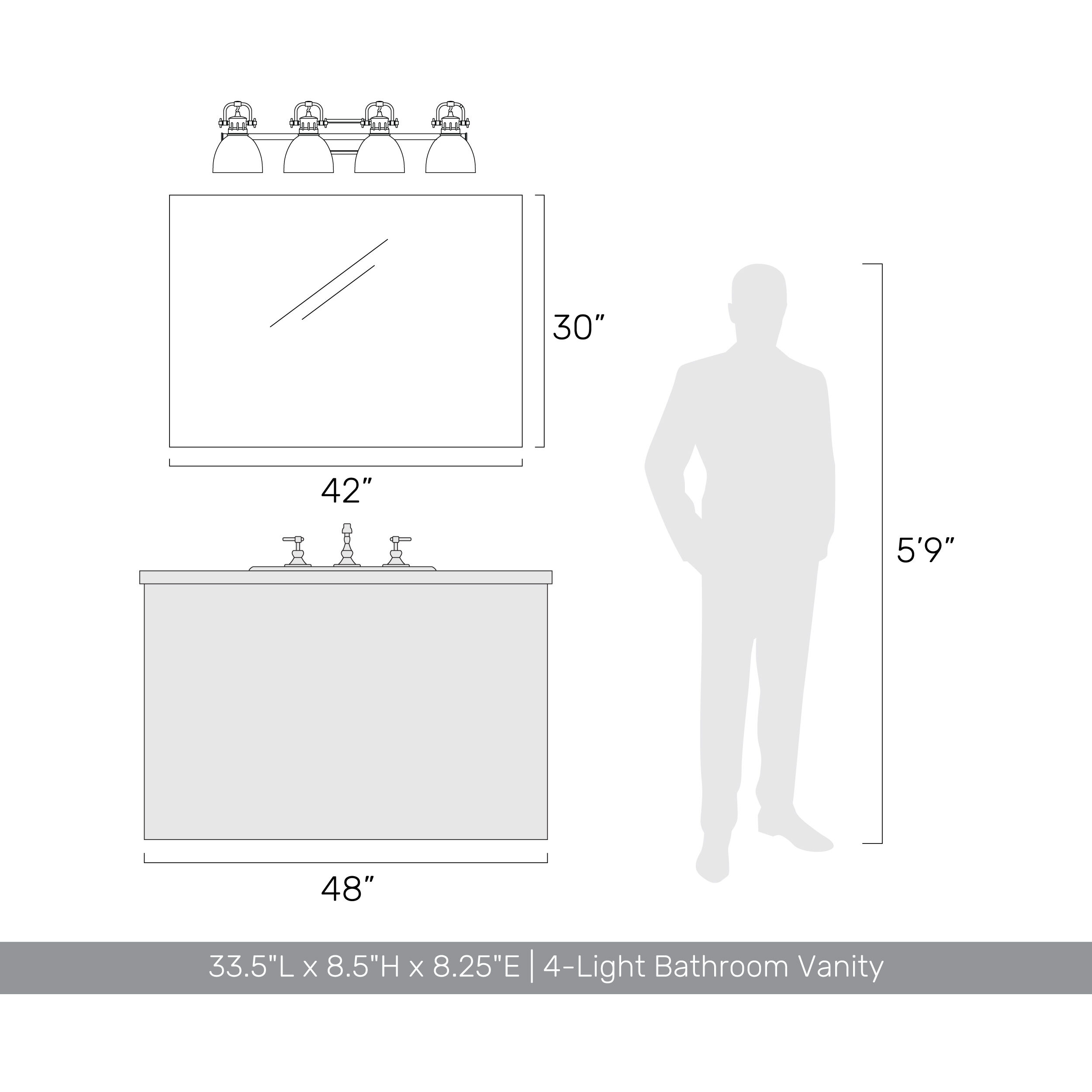 Yep Duncan Vanity Wall Light in Chrome, Red