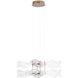 Vetrina LED 23.38 inch Light Gold Pendant Ceiling Light