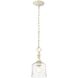 Keating 1 Light 5.88 inch Antique Ivory Pendant Ceiling Light
