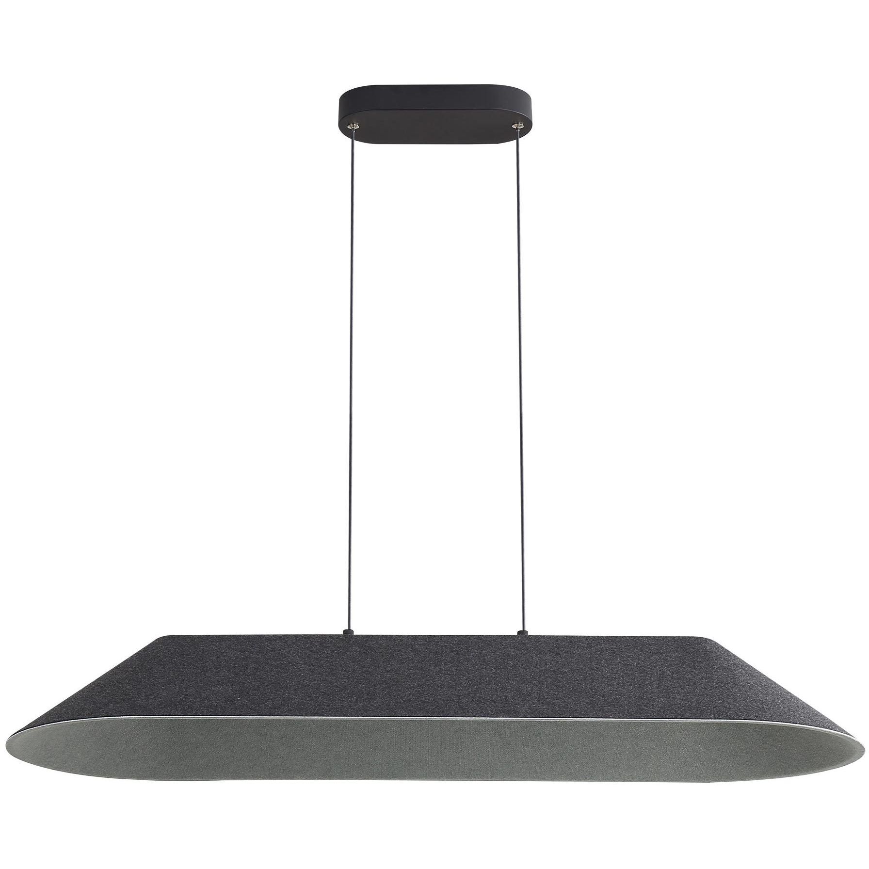 Faroe Island Light Ceiling Light in Flecked Black/Grey