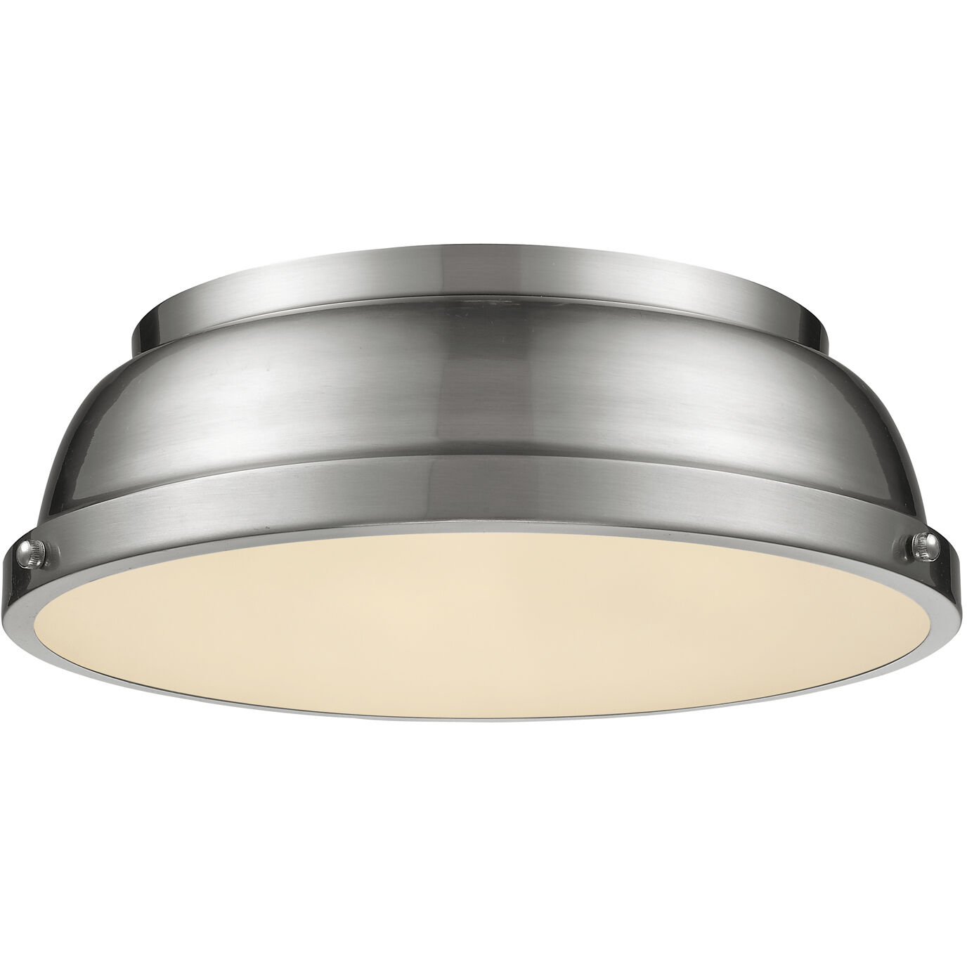 Yep Duncan 2 Light 14 inch Pewter Flush Mount Ceiling Light, Damp