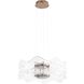 Vetrina LED 23.38 inch Light Gold Pendant Ceiling Light
