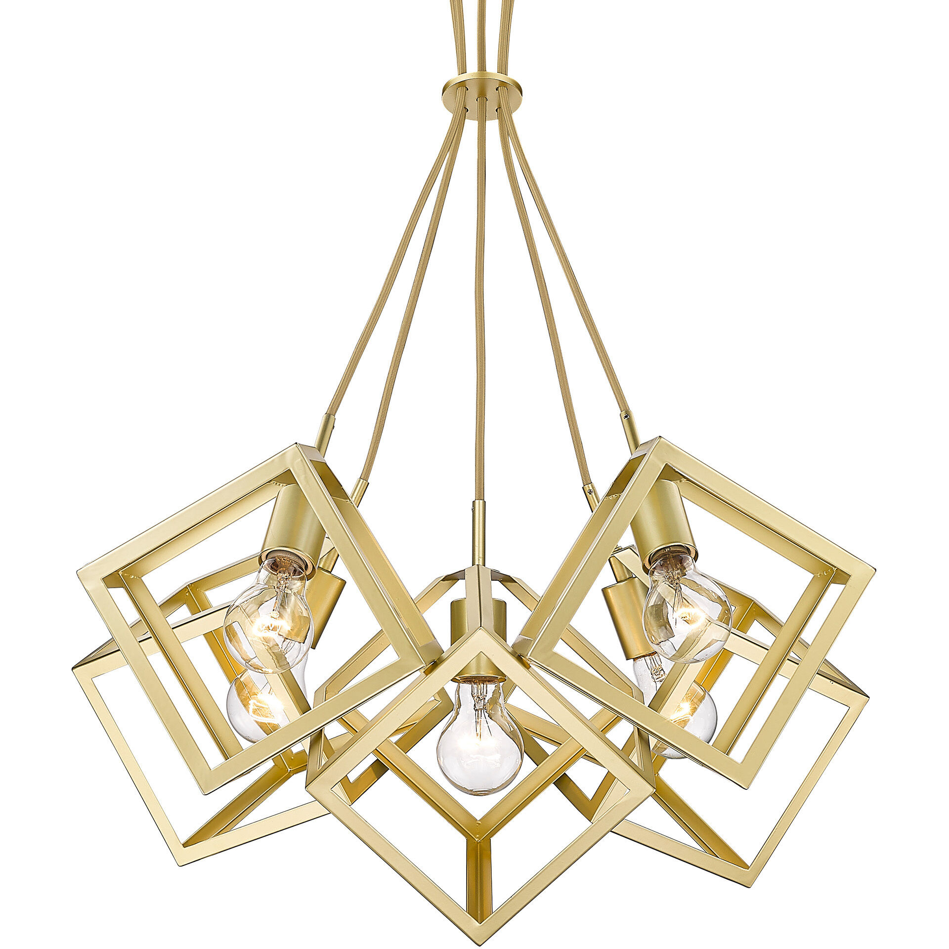 Cassio Pendant Ceiling Light in Olympic Gold