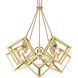 Cassio Pendant Ceiling Light in Olympic Gold