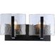 Aenon 2 Light 14.25 inch Matte Black Vanity Light Wall Light