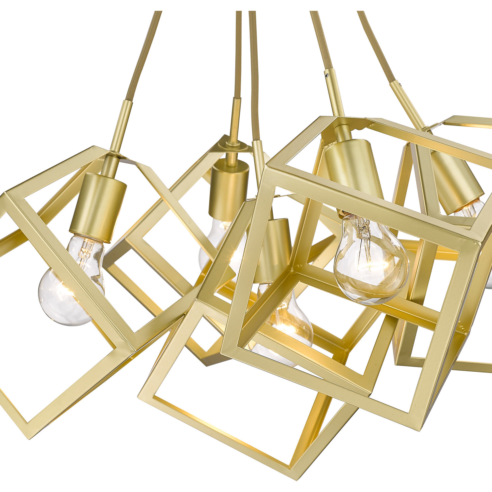 Cassio Pendant Ceiling Light in Olympic Gold
