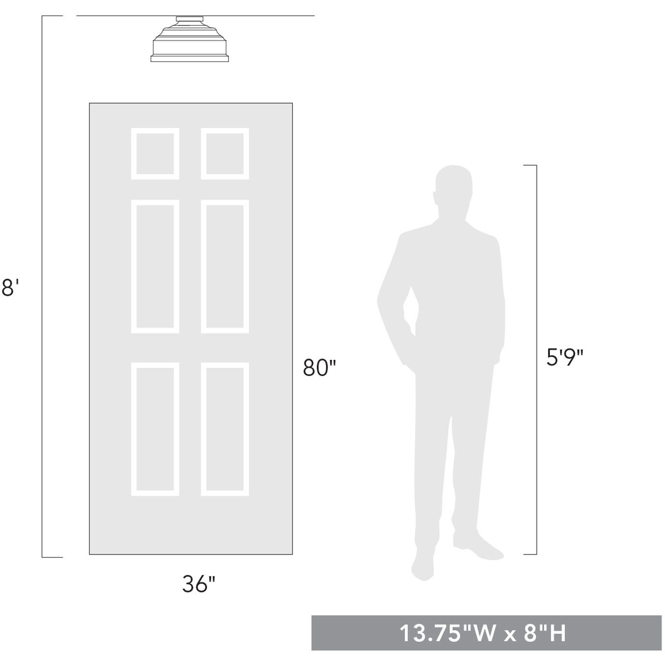 Keating 3 Light 13.75 inch Antique Black Iron Flush Mount Ceiling Light