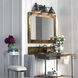 Bartlett 3 Light 24 inch Black Patina Bath Vanity Wall Light
