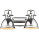 Yep Duncan Vanity Wall Light in Chrome