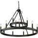 Alastair 32 inch 60.00 watt Matte Black Chandelier Ceiling Light